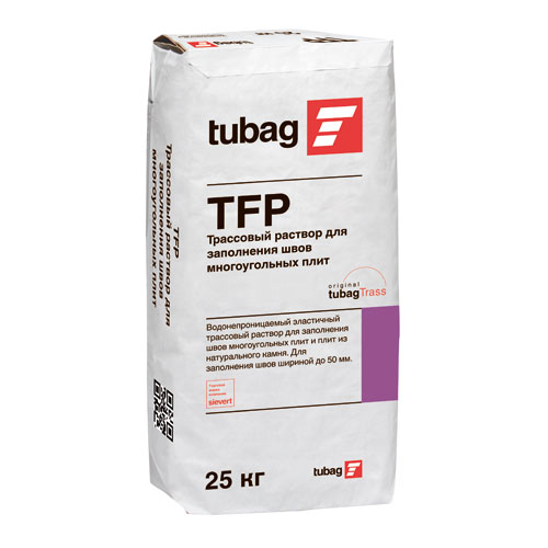 72477 Трассовый раствор для заполнения швов для многоугольных плит TFP, антрацит , 25 кг