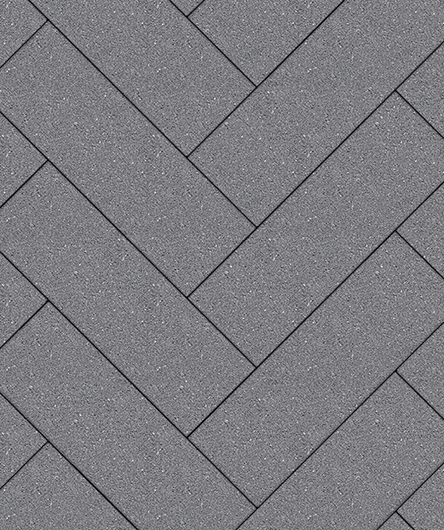 Тротуарная плитка Паркет, Гранит, Серый, (форма Узкий прямоугольник). 600х200, 80 мм