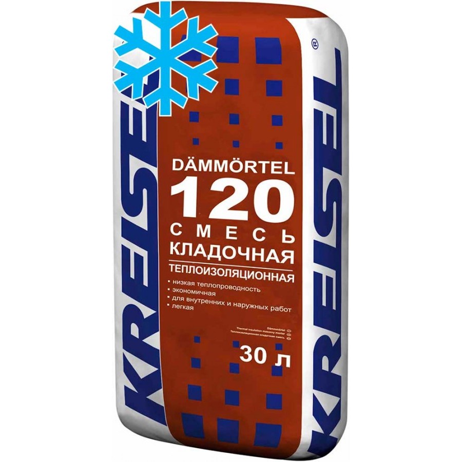 120 Кладочная смесь DAMMORTEL,30 литров зимняя