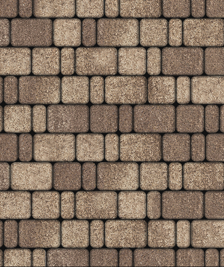 Тротуарная плитка Классико, Гранит Листопад, Хаски, (форма Квадрат с закругленными углами), 60 мм