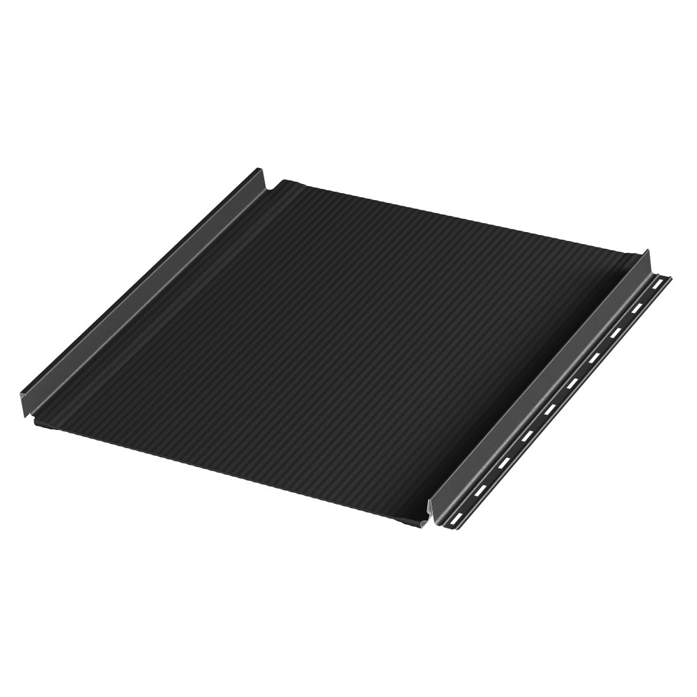 Фальцевая панель AQUACLICK Бриз (с подгибом) мат. (RAL9005) Rooftop