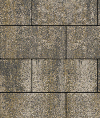 Тротуарная плитка Антара, Искусственный камень, Базальт, (форма Прямоугольник), 60 мм