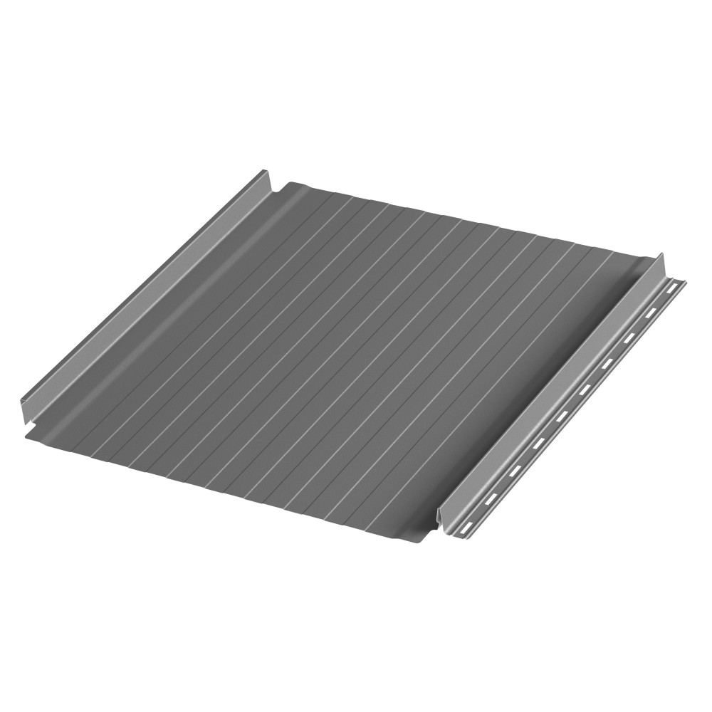 Фальцевая панель AQUACLICK Силуэт 8 (без подгиба) мат. (RAL7024) Rooftop