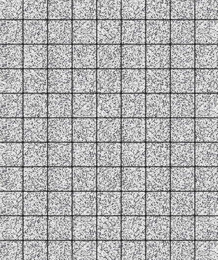 Тротуарная плитка Квадрат, Стоунмикс, Бело-черный, (форма Квадрат), 100х100, 60 мм