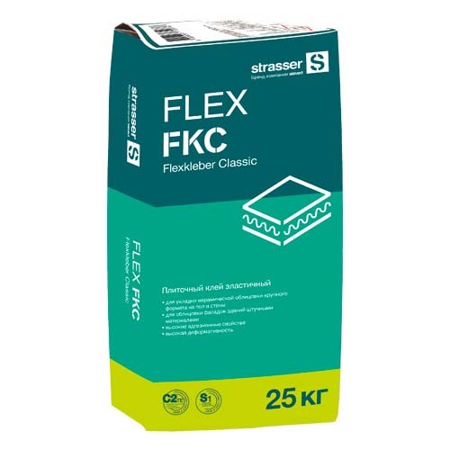72983 FLEX FKC Плиточный клей эластичный (С2 ТЕ S1) НОВИНКА, 25 кг
