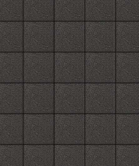 Тротуарная плитка Квадрат, Стандарт, Черный, (форма Квадрат), 200х200, 60 мм