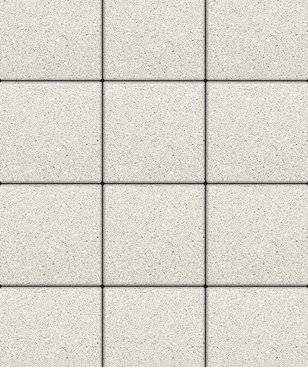Тротуарная плитка Квадрат, Стандарт, Белый, (форма Квадрат), 200х200, 60 мм