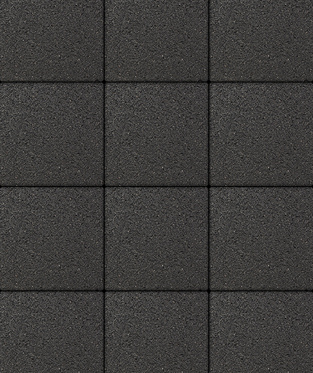 Тротуарная плитка Квадрат, Стандарт, Черный, (форма Квадрат), 300х300, 60 мм