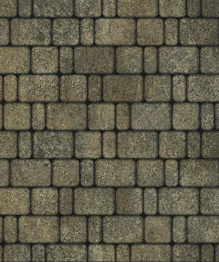 Тротуарная плитка Классико, Гранит Листопад, Старый замок, (форма Квадрат с закругл. углами), 60 мм