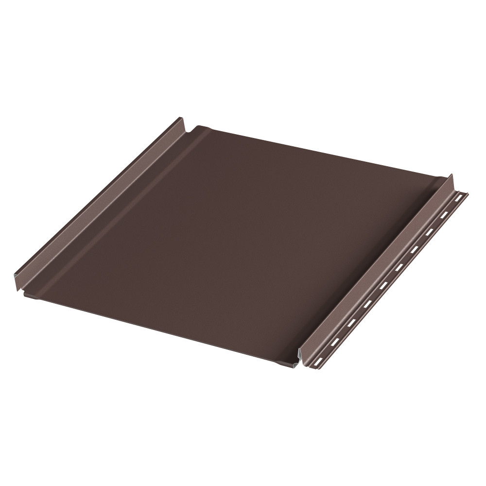 Фальцевая панель AQUACLICK Эталон (с подгибом) мат. (RAL8017) Rooftop