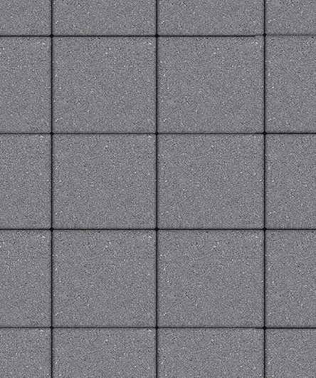 Тротуарная плитка Квадрат, Гранит, Серый, (форма Квадрат). 200х200, 60 мм