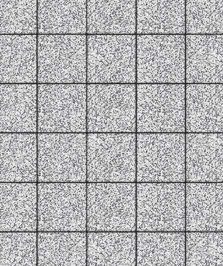 Тротуарная плитка Квадрат, Стоунмикс, Бело-черный, (форма Квадрат), 200х200, 60 мм