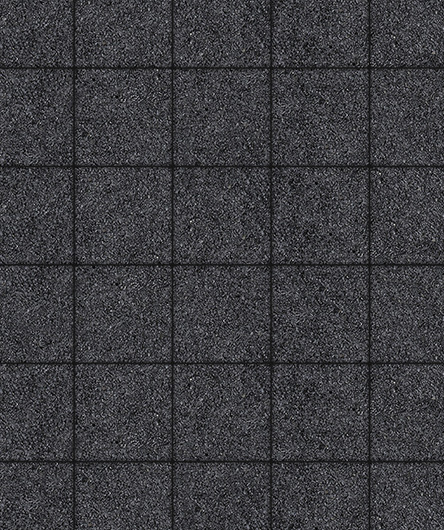 Тротуарная плитка Квадрат, Стоунмикс, Черный, (форма Квадрат), 200х200, 60 мм