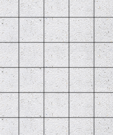 Тротуарная плитка Квадрат, Стоунмикс, Белый, (форма Квадрат), 200х200, 60 мм