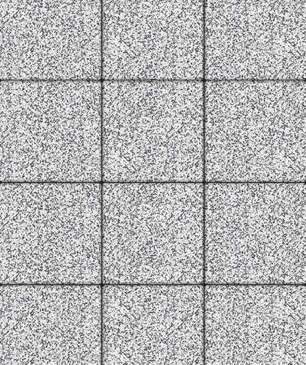 Тротуарная плитка Квадрат, Стоунмикс, Бело-черный, (форма Квадрат), 300х300, 60 мм