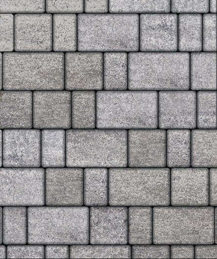 Тротуарная плитка Старый город, Искусственный камень, Шунгит, (форма Прямоугольник), 60 мм