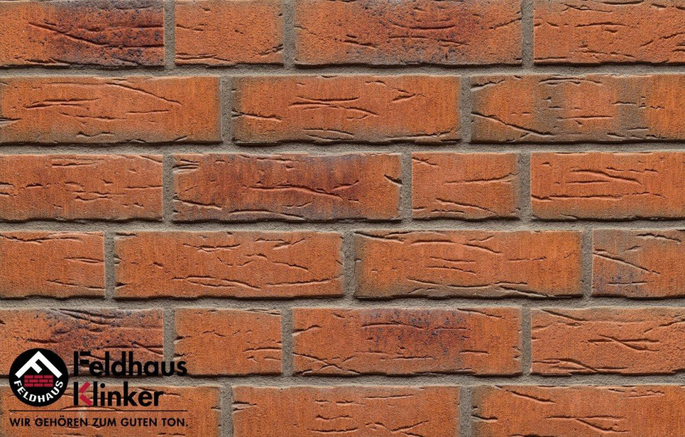 Клинкерная плитка Feldhaus Klinker R687NF 14 sintra terracotta linguro