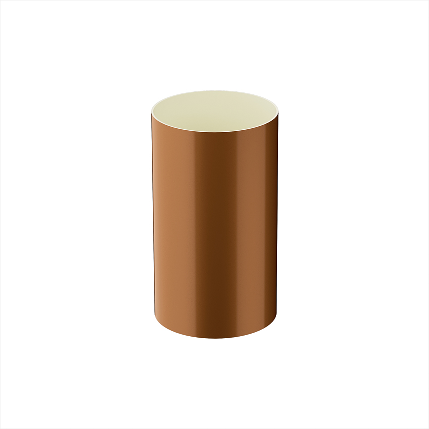 Труба д.90, длина 4,0м Galeco PVC  RAL 8017 (шоколад)